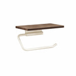 étagère murale bois foncé moderne adhésive porte serviettes support serviettes papier rangement facile durable