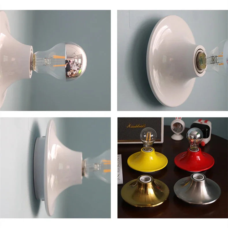 lampe led moderne argentée blanche adhésive chambre salon flux lumineux blanc mat