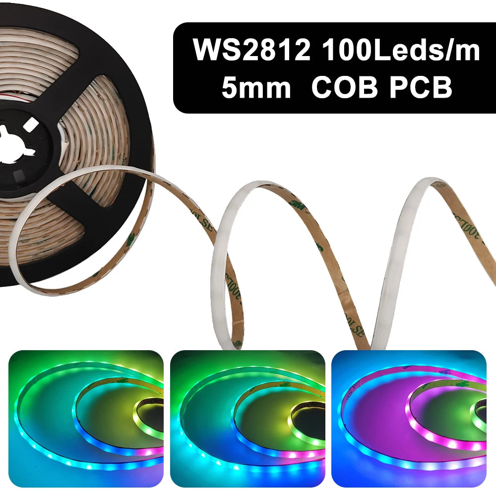 ruban led ws2812 100 leds double face adhésive ic ws2812 blanc noir bleu moderne