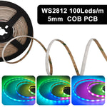 ruban led ws2812 100 leds double face adhésive ic ws2812 blanc noir bleu moderne