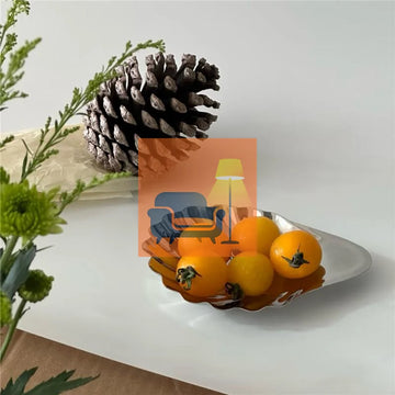 assiette coquillage argenté relief moderne sophistiquée service dessert fromage bijoux décoration table élégante opacité