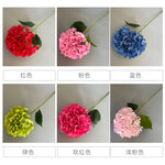 décoration florale hortensia artificielle bouquet bleu rouge moderne intérieur mariage anniversaire fête