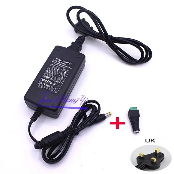adaptateur secteur 12v 5a noir prise standard certification rohs ccc cqc 60w dc transformateur