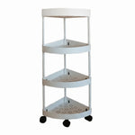 étagère roulettes moderne noire blanc multi niveaux réutilisable