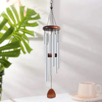 cloche vent moderne cloches argentées rouges pendentif hexagonal fixations ventilation intérieureextérieur