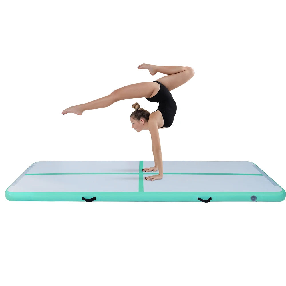 tapis gymnastique bleu clair vert orange rose noir yoga exercice non glissant durable