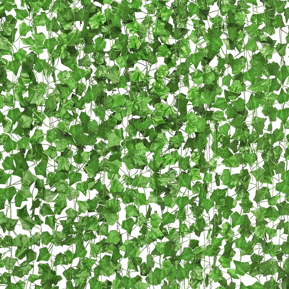 guirlande plante artificielle feuilles lierre vert vigne décorative murale jardin maison extérieur fête