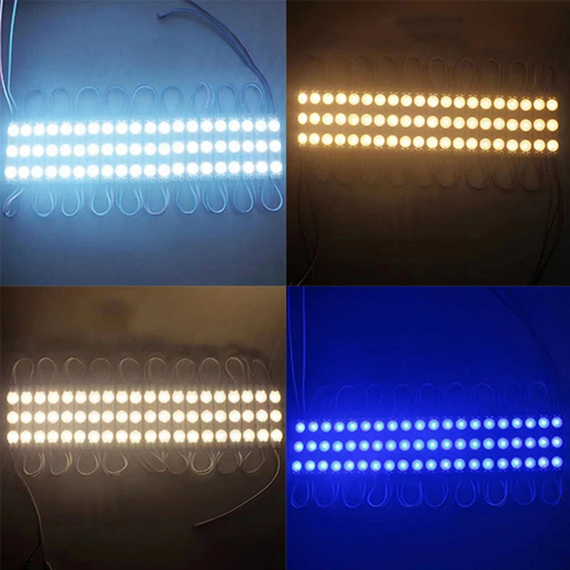 bande lumineuse led adhésive blanc bleu rouge jaune verte moderne câble électrique inclusion