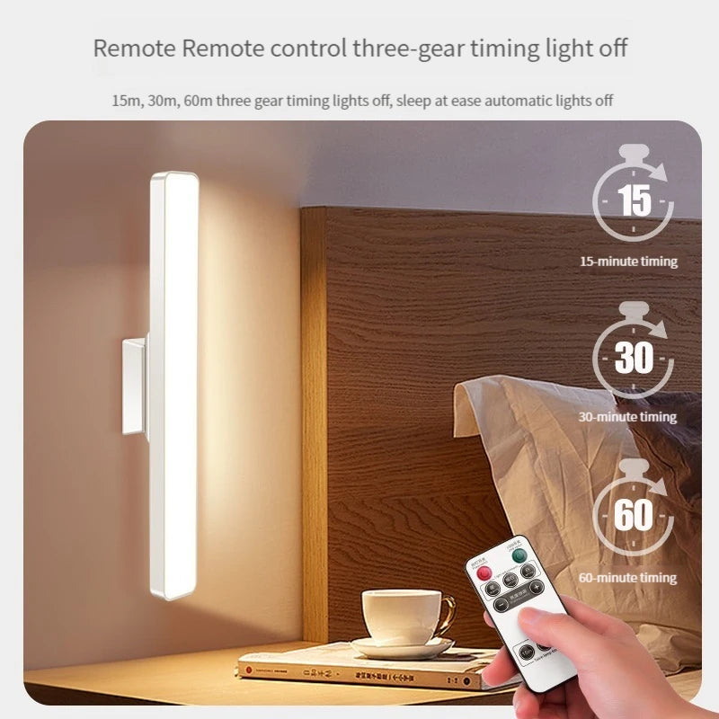 lampe led moderne rechargeable blanc télécommande ajustable minimaliste