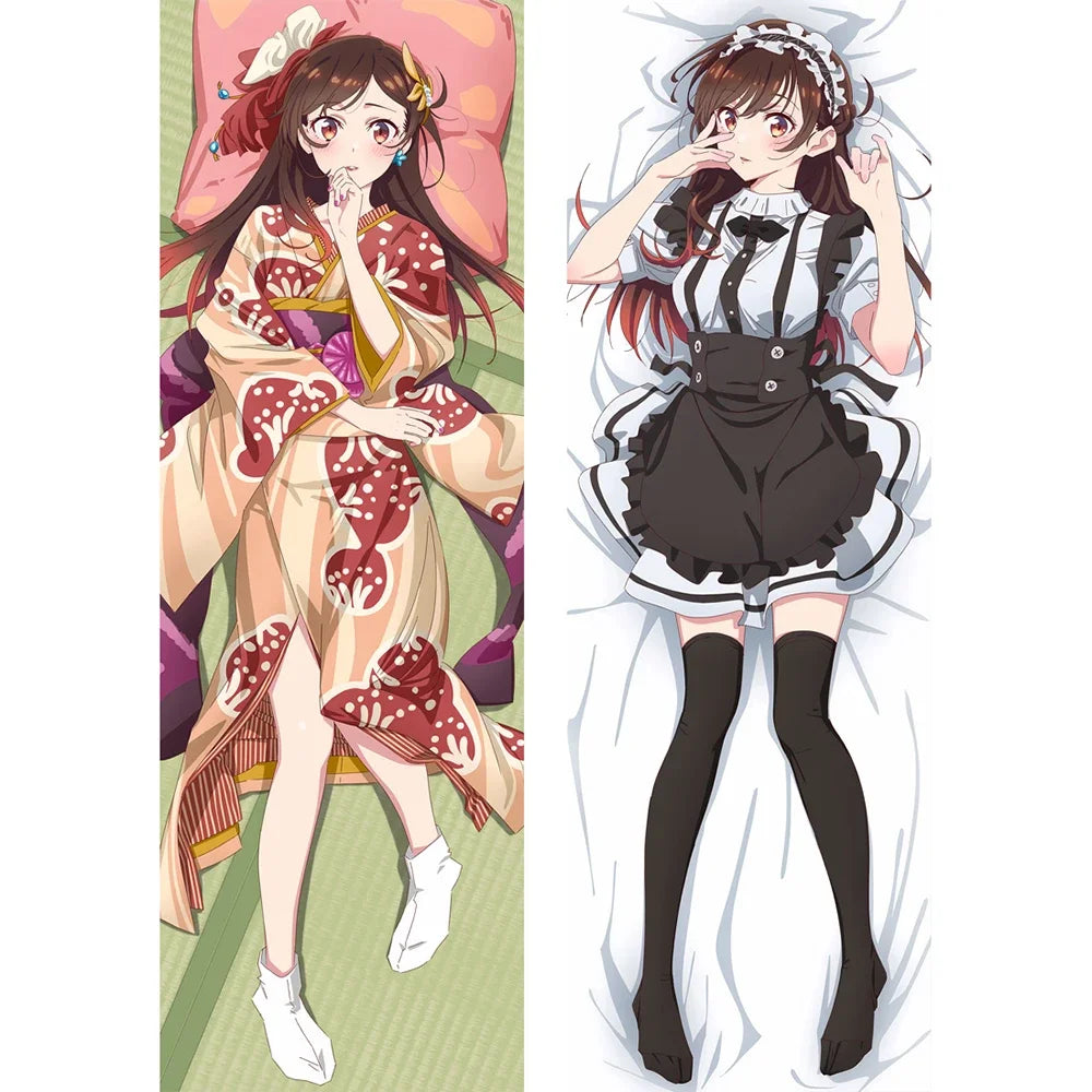 coussin anime personnages multicolore imprimé double face japonais sans rembourrage chambre décoration sofa