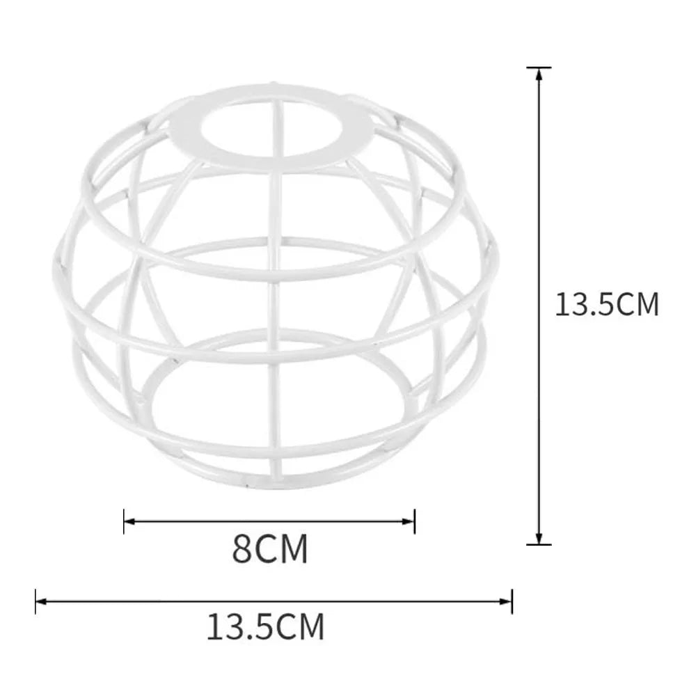 cage bougie moderne abat jour fer fini rustique noir blanc or rose e27 vintage