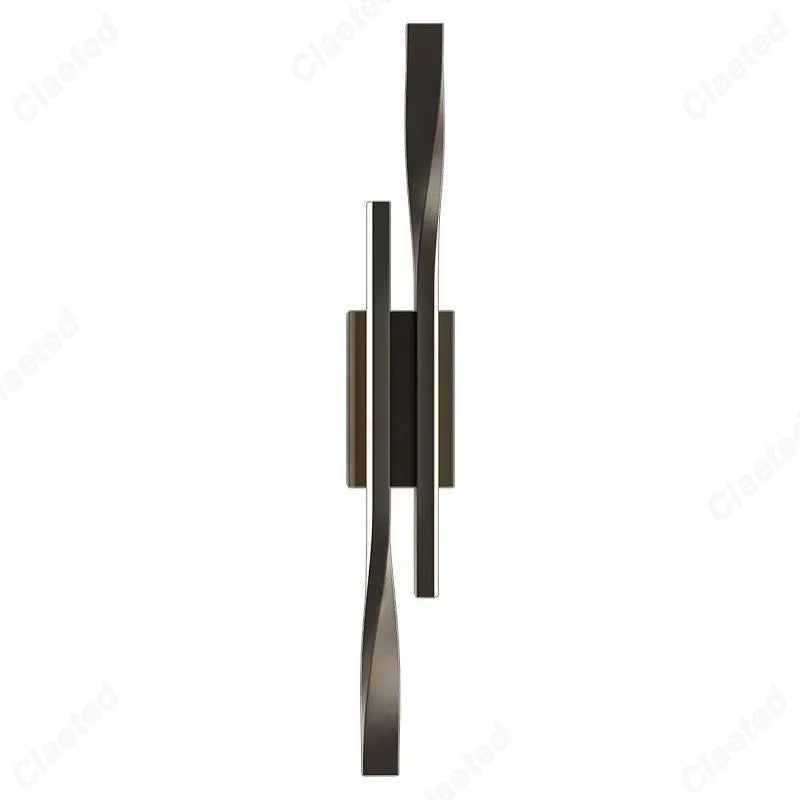 lampe murale or noir contemporaine fixée mur éclairage quotidien chambre salon entree