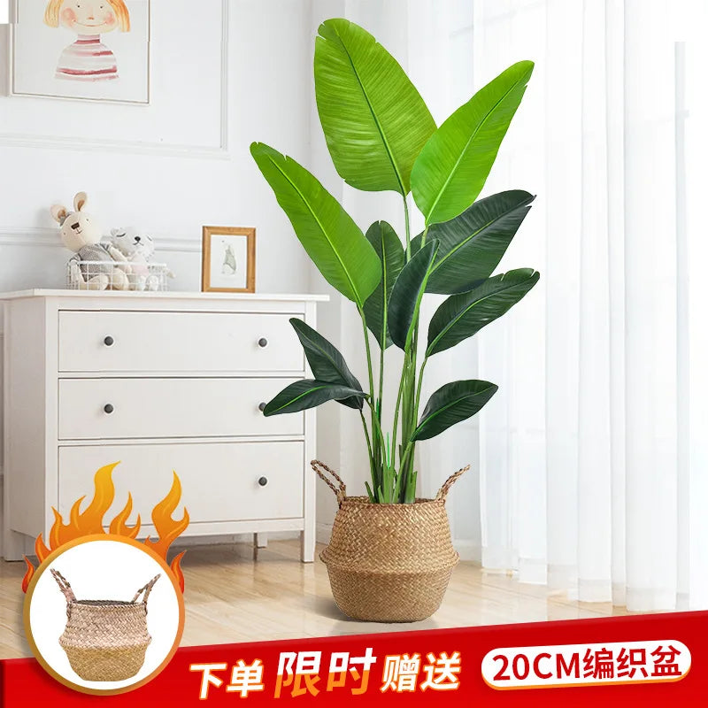 plantes artificielles feuilles palmier vertes modernes décoration extérieure pot grande taille