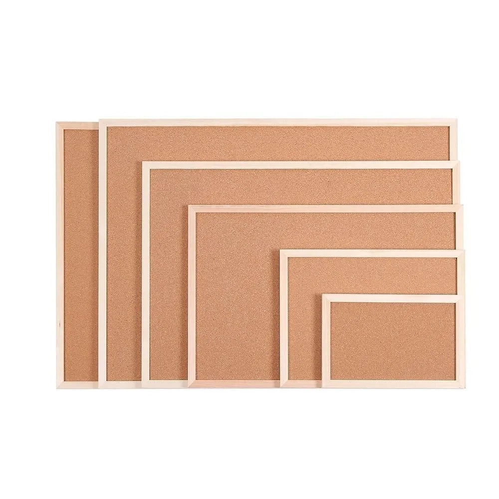 tableau liège bois cadre minimaliste modernes pins métalliques photos notes