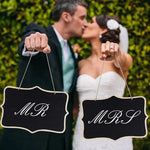tableau noir ardoise suspendu mariage decoratif bienvenue chez soi signes rectangulaires coeurs