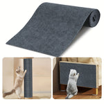 tapis grattage chat noir adhésif moderne 30x100cm tissu texture polyester