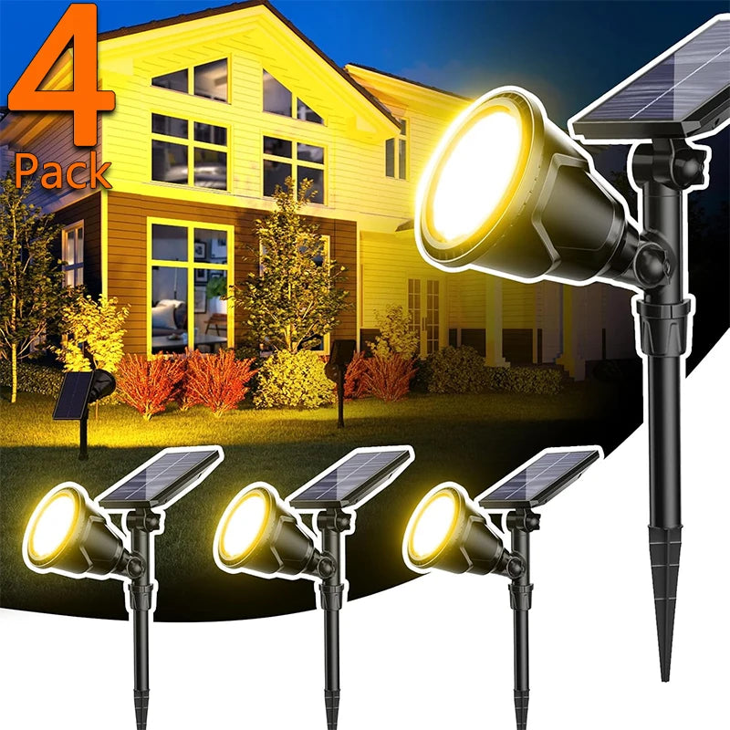 projecteur solaire led ip65 certification ul moderne noir matériau abs autonomie solaire