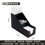 porte couverts moderne adhésifs noir rangement cuisine contemporain fixations visibles