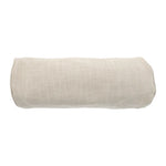 coussin lombaire housse polyester coton lit voyage couverture roulée moderne beigeclair texturelin