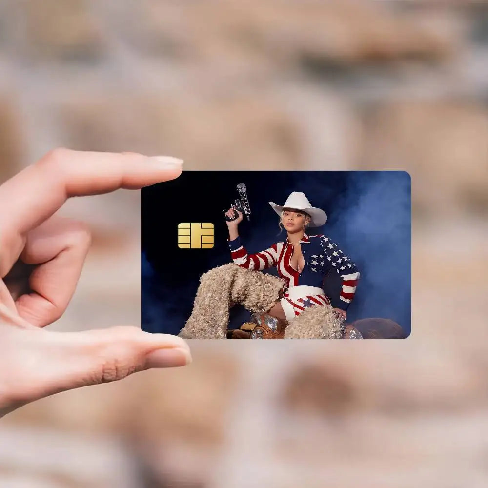 stylo bille personnalisable carte crédit étanche résistance rayures americain chanteuse beyonce moderne couleurs vives