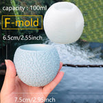 cache pots silicone blanc moderne plateau assorti cache pots beige minimaliste texture lisse