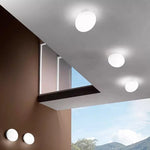 lampe mur moderne verre blanc opaque fixée mur 6000K 3000K