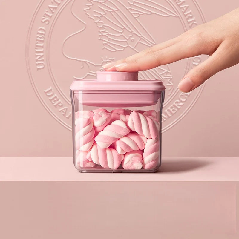 boîtes rangement transparentes hermétiques sans BPA alimentaires sèche noix moderne minimaliste washables