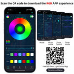 projecteur led extérieur intelligent noir moderne télécommande application 16 millions couleurs ip65 autonomes allées