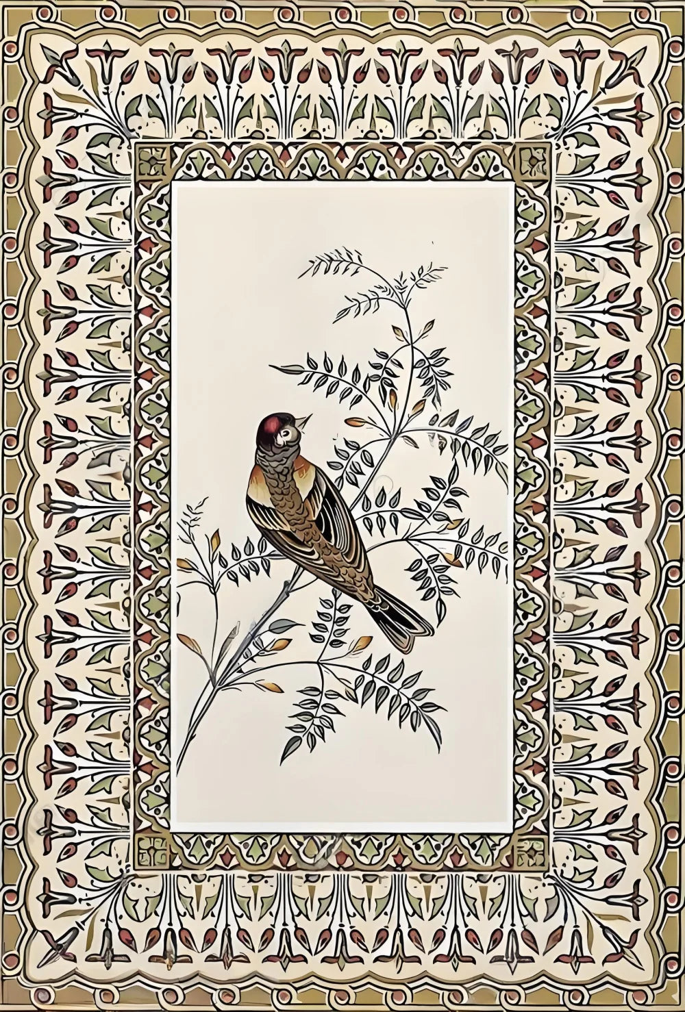 affiches imprimées oiseaux fleurs vintage classiques intérieur salon chambre 20x30cm 30x40cm 40x60cm 50x70cm