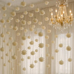 guirlande florale romantique fleurs artificielles rose orange rouge jaune verte mariage décoration intérieure suspension