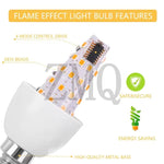 ampoule led effet flamme blanc orange moderne 2835 led base e12