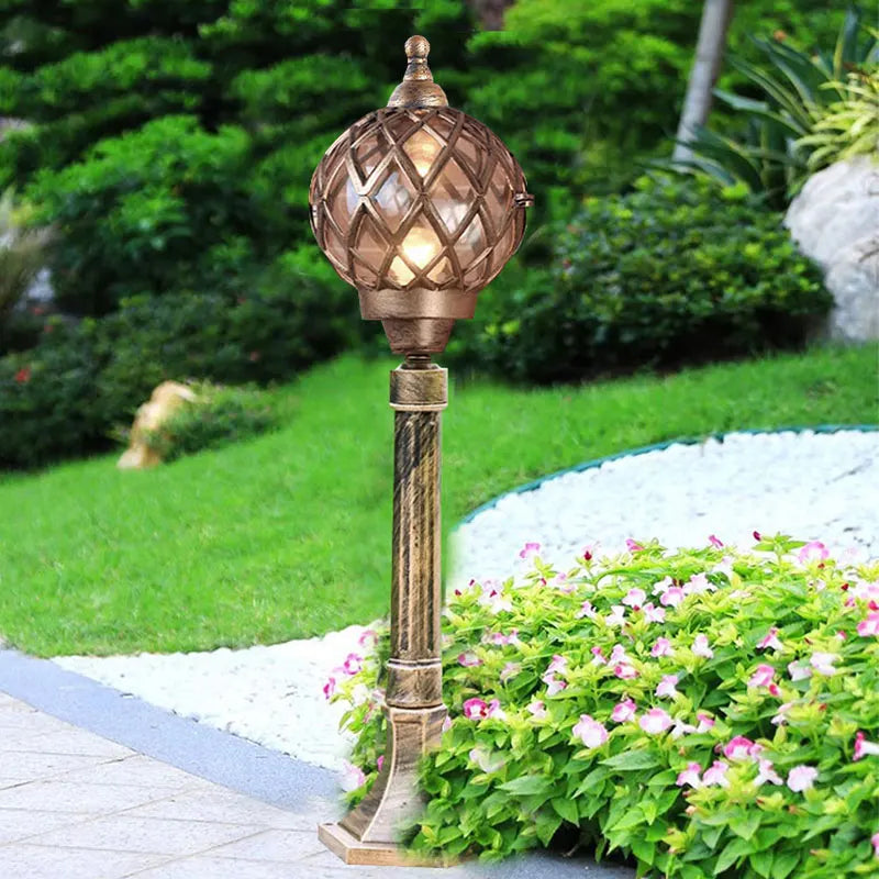 lampe solaire vintage noire dorée ajourée extérieure étanche ip65 led