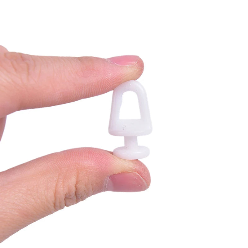 clips fixation blancs minimalistes rideaux 60 pièces accessoires rideau