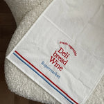 serviette classique imprimée légumes vin supermarché blanc verte rouge coton cuisine