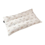 coussin bébé blanc animaux lapins chevaux doux confortable étanche polyester coton