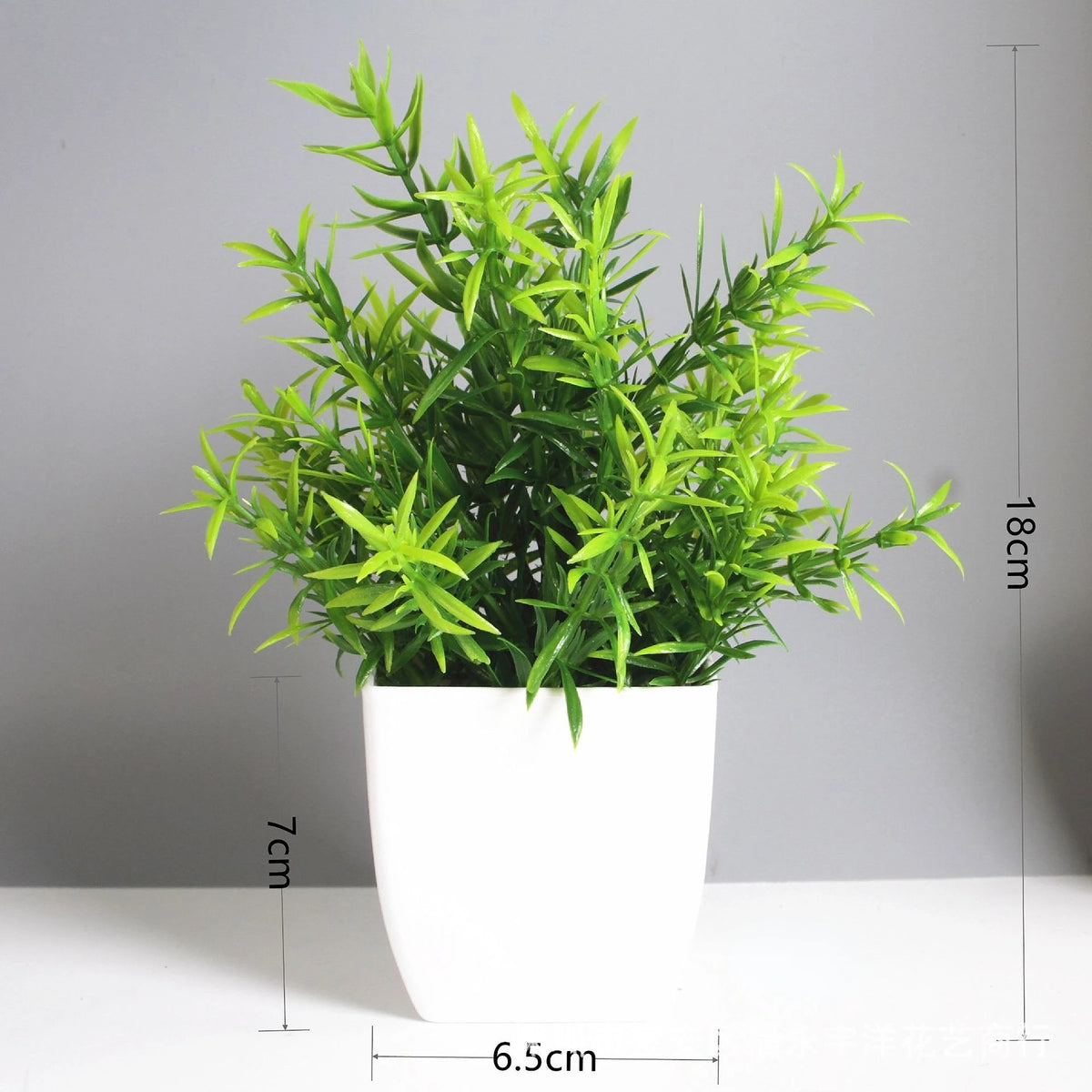 plantes artificielles vertes moderne pot blanc extérieur décoration chambre feuilles régulières exposant