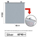 store rouleau noir gris clair perforé moderne clips barre fixation opacité PVCextérieur sunshade blinds
