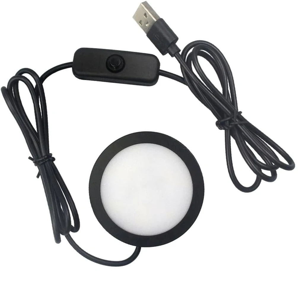 lampe led blanc moderne adhésive 60mm câble 1500mm interrupteur 5v led autoinstaller