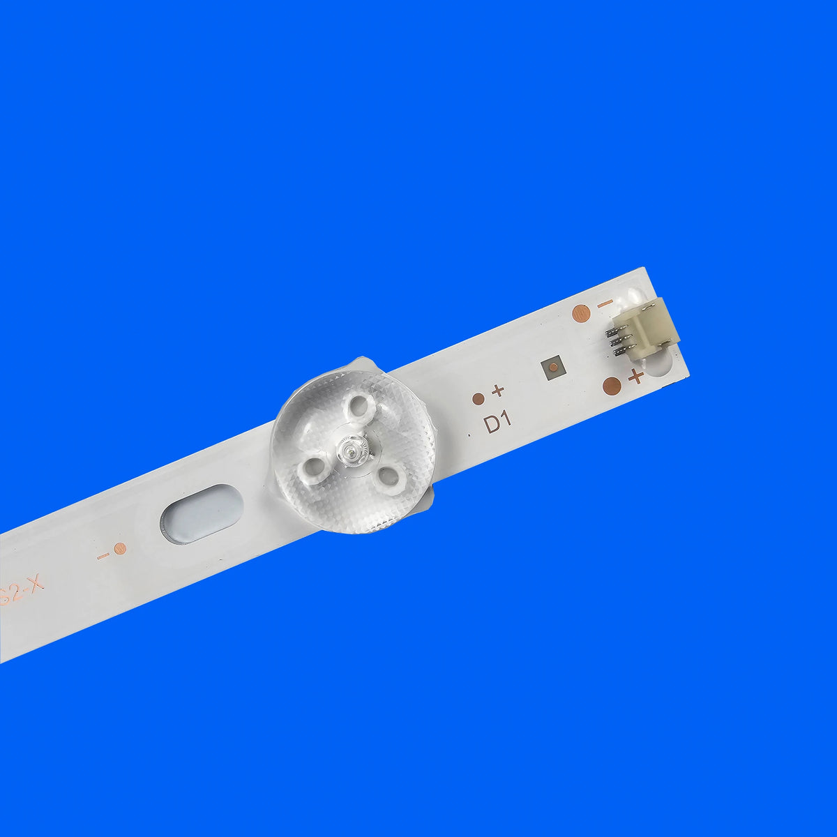 ruban led blanc bleu moderne connecteur électrique fixations inclusées