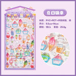 sticker 3d kawaii alimentaire animal multicolore bricolage scrapbooking coque téléphone cadre photo