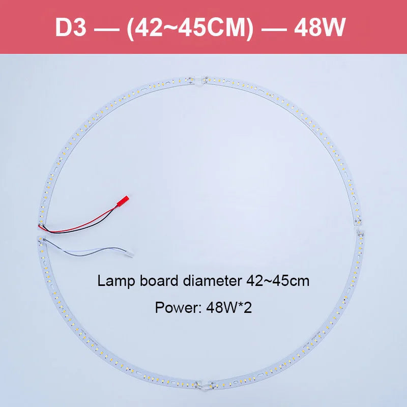 lampe led circulaire blanc moderne adhésive magnets connecteurs 45cm 30cm 41cm led haute puissance