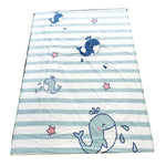 drap housse lit bébé coton motif oiseau étoile enfant chambre moderne blanc jaune gris