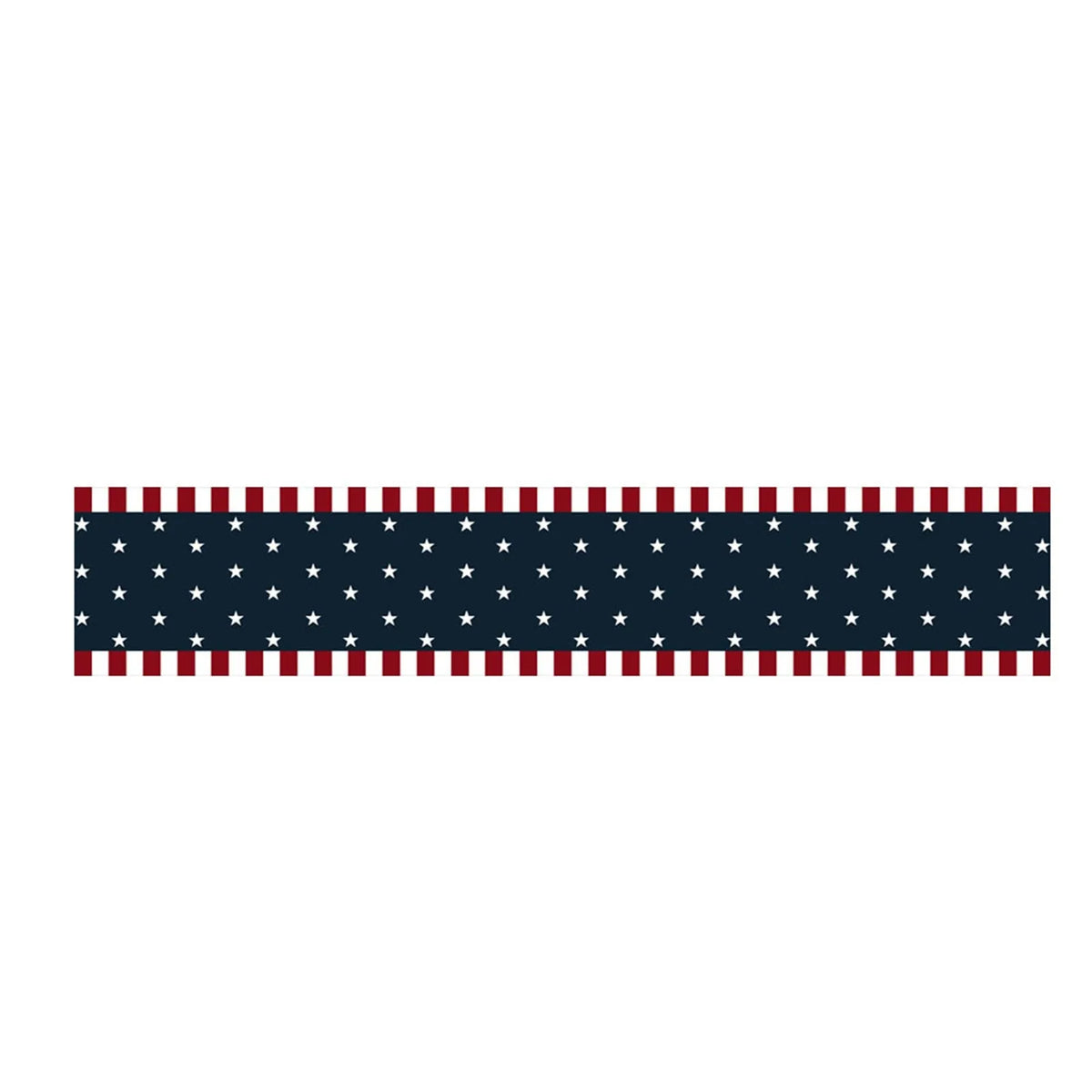 nappe rectangulaire rouge blanche bleue étoiles gnomes God Bless America 4th July Independence Day