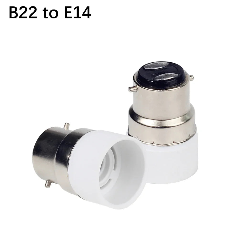 adaptateur ampoule e14 e27 b22 gu10 conversion led blanc moderne fonctionnel