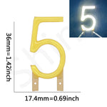 ampoule led numéro lumineuse jaune moderne décoration fête bar restaurant chambre