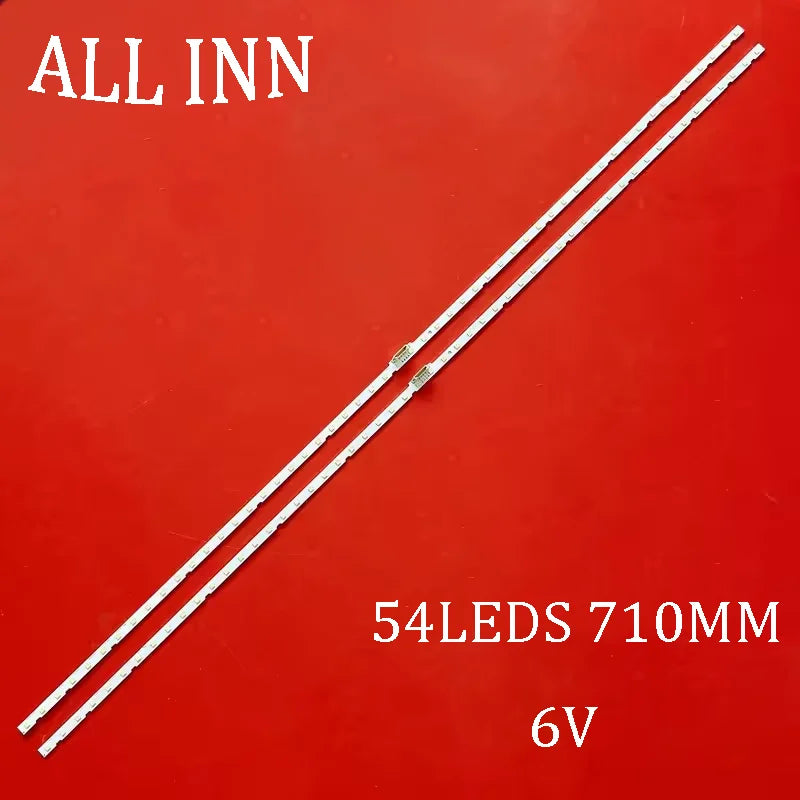 bande led rétro éclairage blanc diodes ligne droite moderne connecteur télévision 6v 710mm