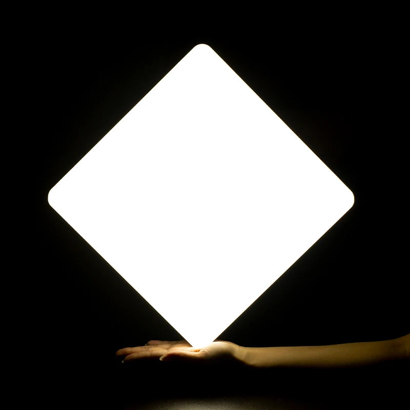 plafonniers led carrés moderne blancs éclairage neutre minimaliste 16w 34w chambre salon