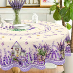 nappe table fleur lavande printemps été mariage anniversaire extérieur provence champêtre vaisselleDecorationFestivalière
