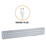 lampe led urgence rechargeable 90 led blanc argenté fixations modernes utilitaires