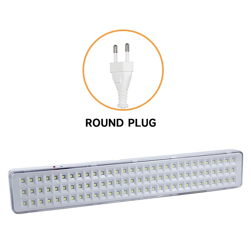 lampe led urgence rechargeable 90 led blanc argenté fixations modernes utilitaires